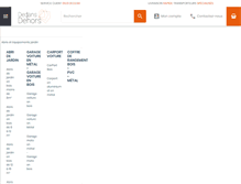Tablet Screenshot of dedansdehors.fr